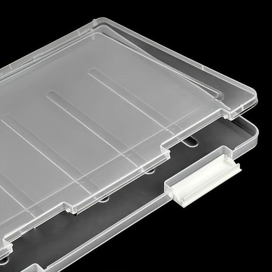 Transparent A4 File Storage Box for Office Supplies
