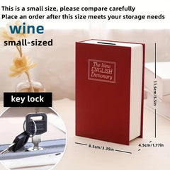 Book Money Box With Password Lock Safe Hidden Secret Storage Box