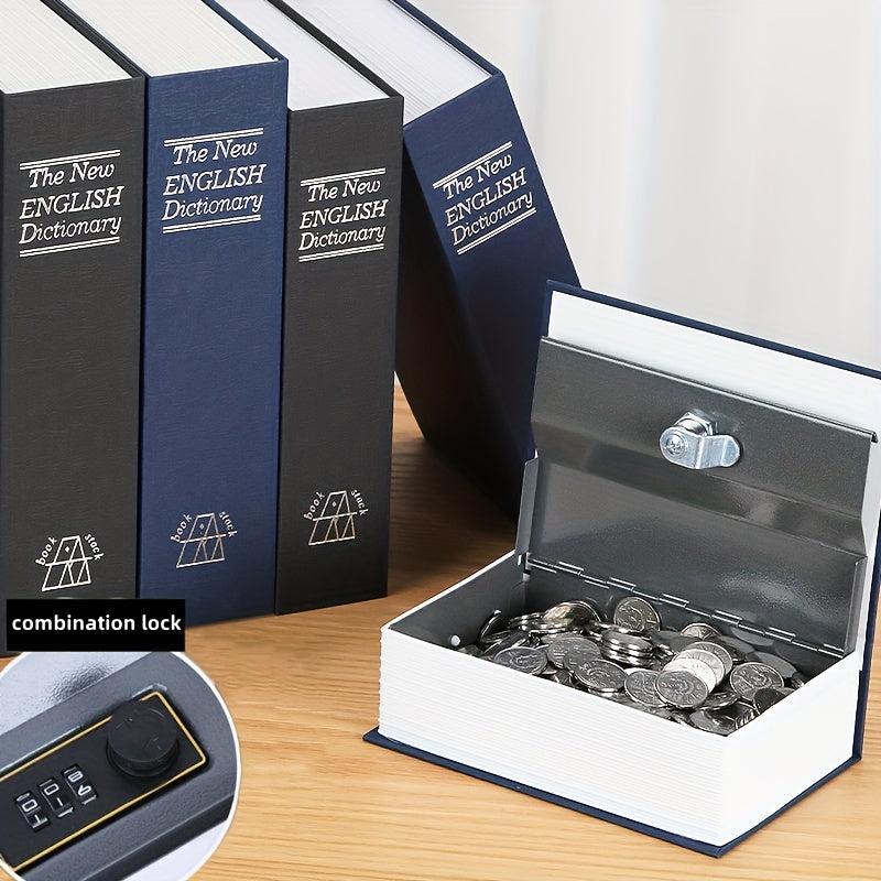 Book Money Box With Password Lock Safe Hidden Secret Storage Box