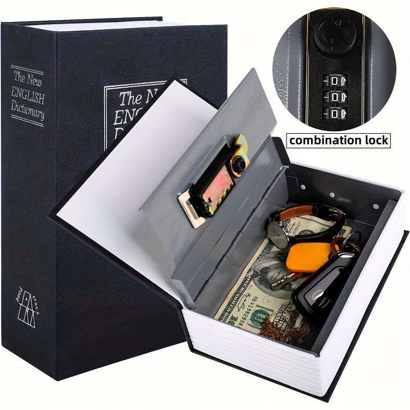 Book Money Box With Password Lock Safe Hidden Secret Storage Box