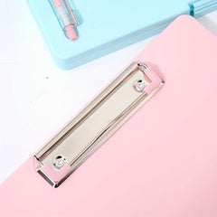 2in1 File Clipboard Storage Box Transparent Organizer Waterproof
