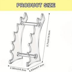 Set Of 2 Pen Display Stand 6 Slots Pen Holder