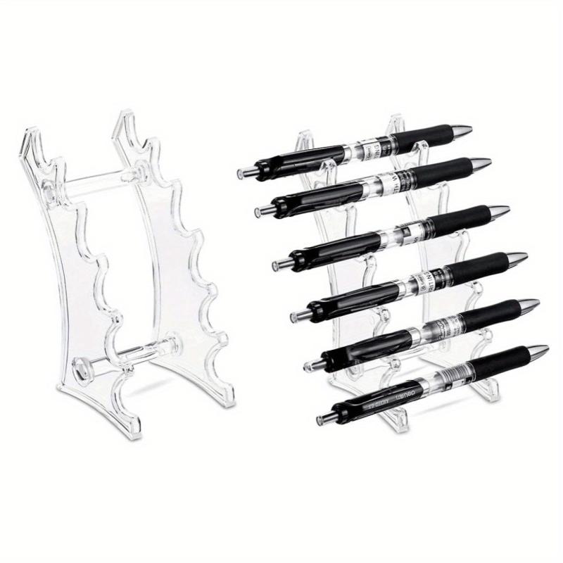 Set Of 2 Pen Display Stand 6 Slots Pen Holder