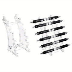 Set Of 2 Pen Display Stand 6 Slots Pen Holder