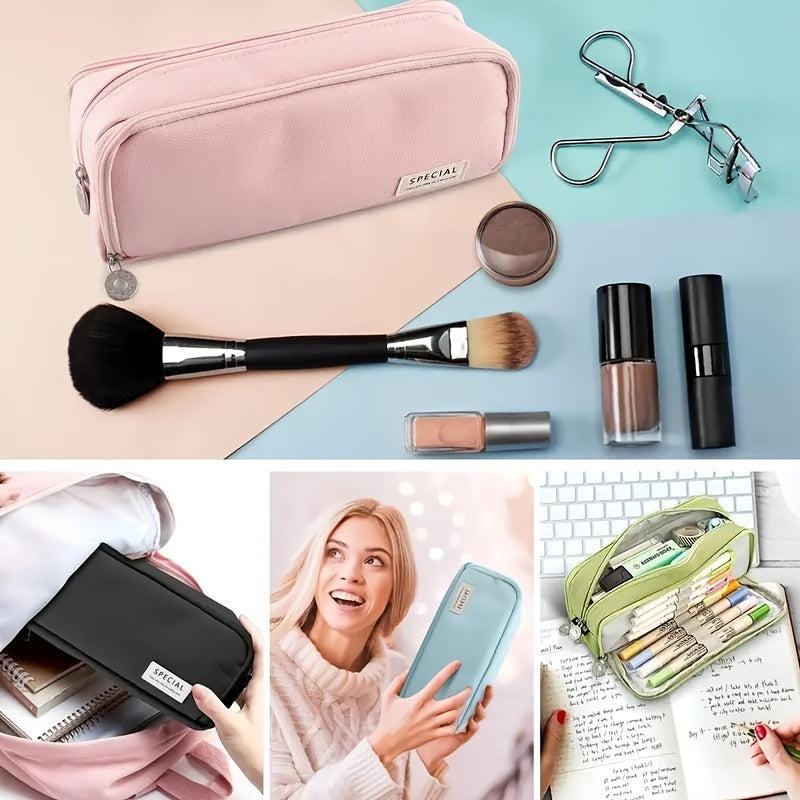 Large Capacity Pencil Case for Students Three Layers
