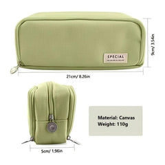 Large Capacity Pencil Case for Students Three Layers