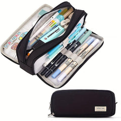 Large Capacity Pencil Case for Students Three Layers