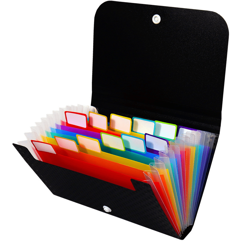 A6 Accordion File Folder 7-Layer Waterproof with Tabs