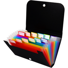 A6 Accordion File Folder 7-Layer Waterproof with Tabs