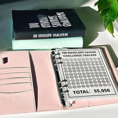 100 Envelope Challenge Binder - Easy Way To Save - $5,050 Savings