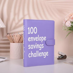 100 Envelope Challenge Binder - Easy Way To Save - $5,050 Savings