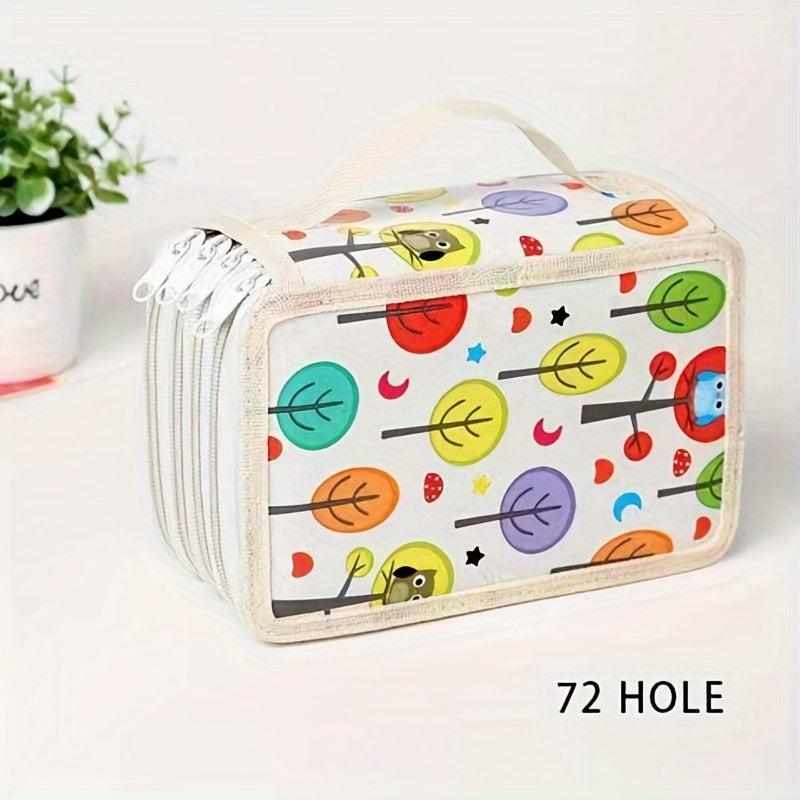 Large Pencil Case with 32 Bore Hole for Pens Pencils Brushes