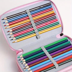 Large Pencil Case with 32 Bore Hole for Pens Pencils Brushes