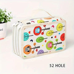 Large Pencil Case with 32 Bore Hole for Pens Pencils Brushes