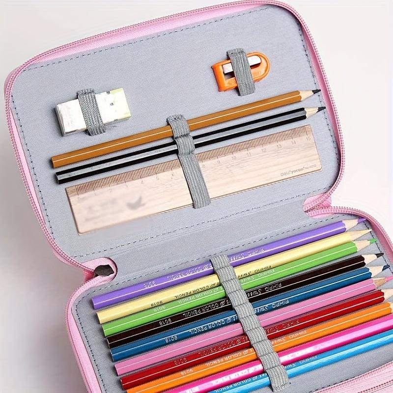 Large Pencil Case with 32 Bore Hole for Pens Pencils Brushes