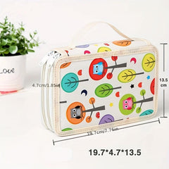 Large Pencil Case with 32 Bore Hole for Pens Pencils Brushes