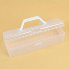 Plastic Student Art Tool Box Calligraphy Brush Paint Pen Storage Box