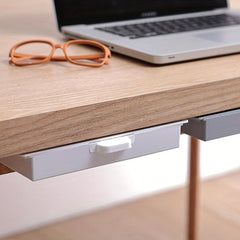 Office Desk Storage Drawer Box Non Punching Adhesive Organizer