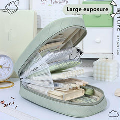 Large Capacity Pencil Case Multifunctional Stationery Storage Bag