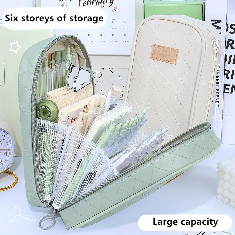 Large Capacity Pencil Case Multifunctional Stationery Storage Bag