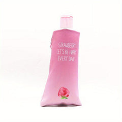 Toothpaste Pencil Case & Sharpener Strawberry Pattern School Supply