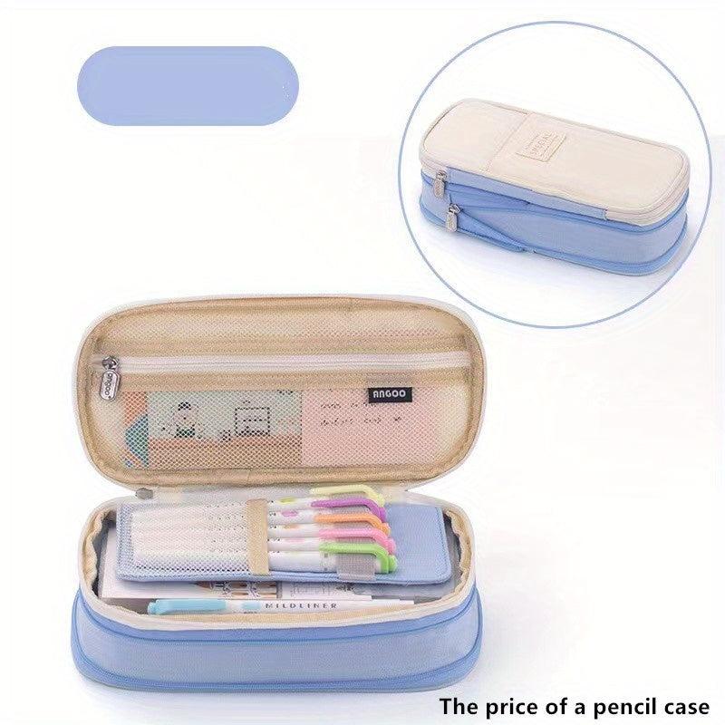 Multifunctional Creative Pen Case Makeup Storage Bag Large Capacity Pencil Case