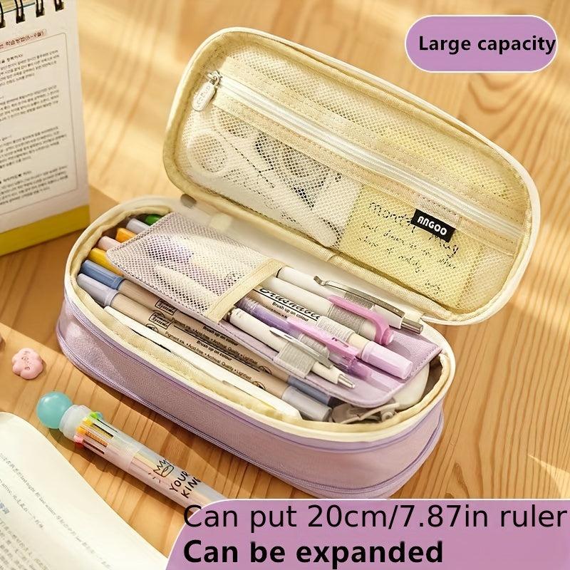 Multifunctional Creative Pen Case Makeup Storage Bag Large Capacity Pencil Case