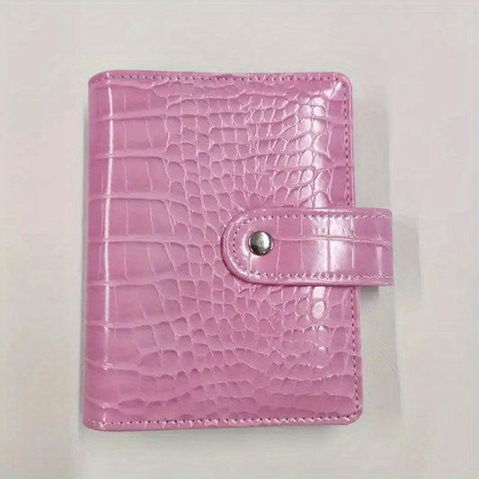 A7 Crocodile Pattern Diary Budget Book
