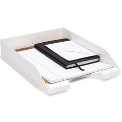 4 Pack Stackable Letter Size Paper Trays for Office Desk