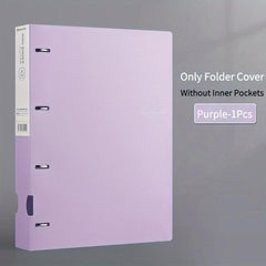 Purple Pink Green A4 Loose leaf Folder 4 Holes