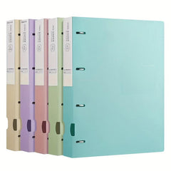 Purple Pink Green A4 Loose leaf Folder 4 Holes