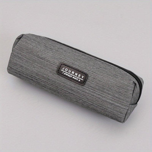Creative Pencil Cases Carry Zipper Pen Box Oxford Cloth Pencil Bag