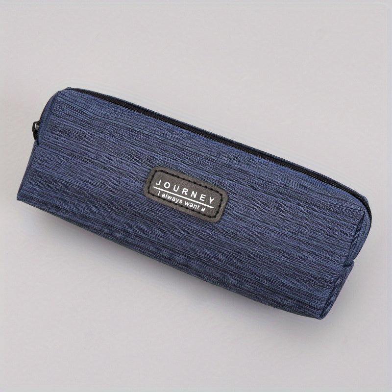Creative Pencil Cases Carry Zipper Pen Box Oxford Cloth Pencil Bag