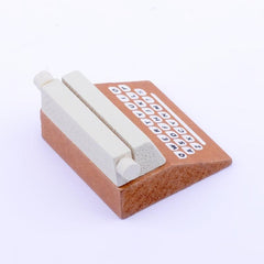 Wood Typewriter Message Business Card Sticky Note Holder