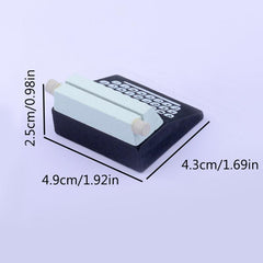 Wood Typewriter Message Business Card Sticky Note Holder