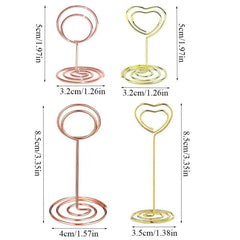 Wedding Table Number Holder Stands Photo Cards Display Stand