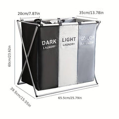 Collapsible Laundry Hamper Large Waterproof Basket