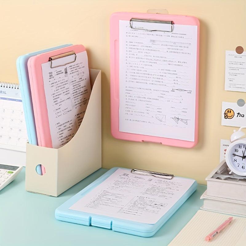 File Box with Paper Clip Board