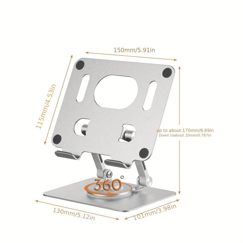 360u00b0 Rotation Tablet Phone Stand Adjustable Height Anti Slip Stand