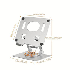 360u00b0 Rotation Tablet Phone Stand Adjustable Height Anti Slip Stand