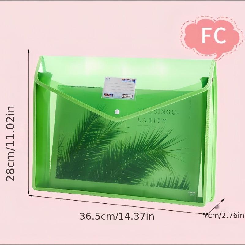 FC Colorful File Bag Student File Storage Bag