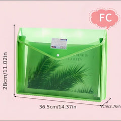 FC Colorful File Bag Student File Storage Bag