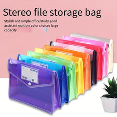 FC Colorful File Bag Student File Storage Bag
