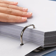 4 Ring Binder Covers Folder D Clip A4 Document Organizer Transparent Binder