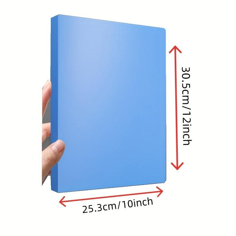 4 Ring Binder Covers Folder D Clip A4 Document Organizer Transparent Binder