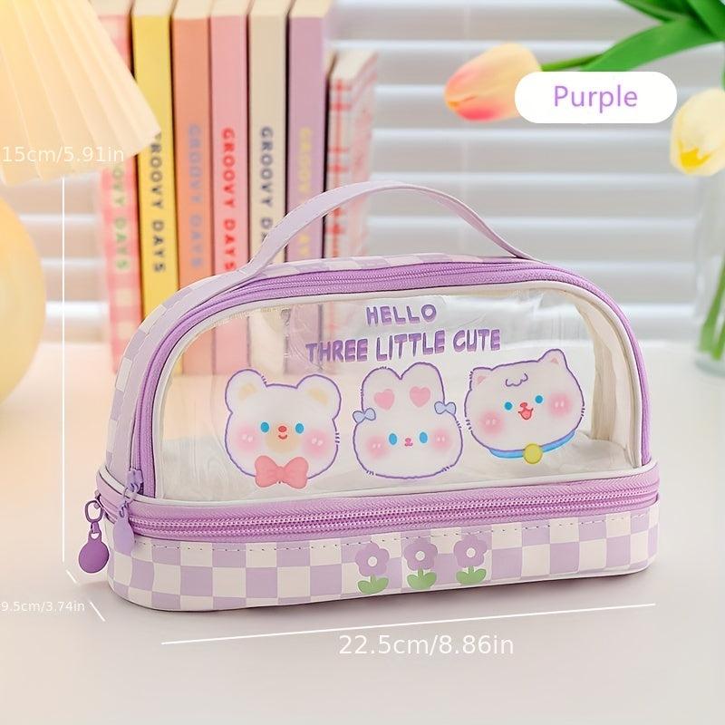 Cartoon Pencil Case for Junior High School Students
