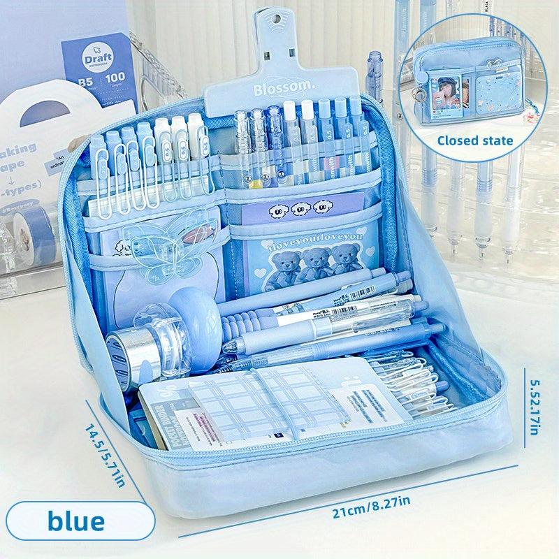 Large Capacity Pencil Case Stationery Bag - Office/School Gift