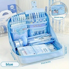 Large Capacity Pencil Case Stationery Bag - Office/School Gift