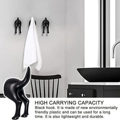 Dog Tail Wall Hook Set Office Coat Towel Key Decoration