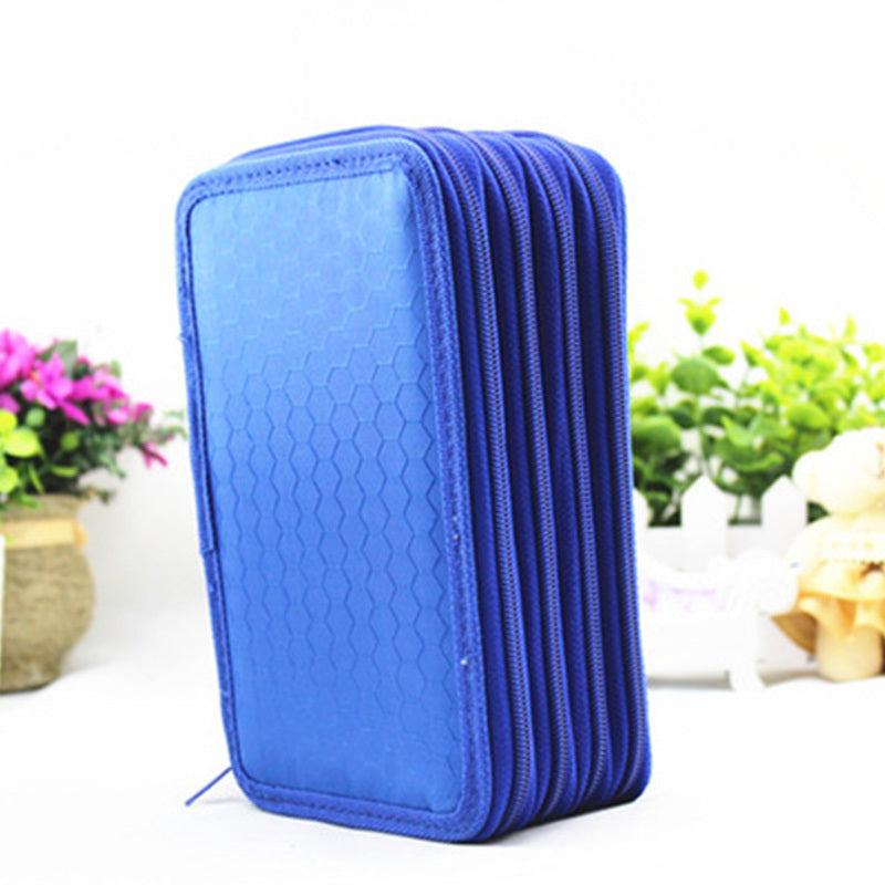 4-Layer Anti-Fall Sketch Pencil Bag, Large Capacity Stationery Box